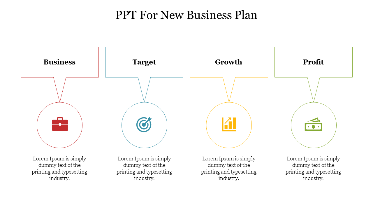 Free - Creative PPT For New Business Plan Slide